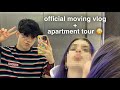 MOVING in with a TIKTOKER + apartment tour!!