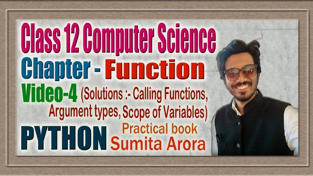 Solutions l Calling Functions l Argument types l Scope of the Variables ...