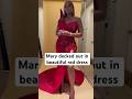 Mary J Blige rocking beautiful red dress