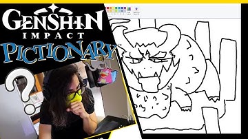 Drawing Genshin Characters from Memory (MS PAINT CURSED IMAGES) | Genshin Impact Pictionary
