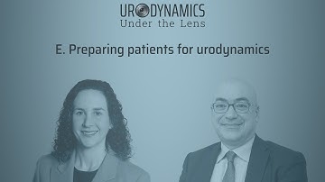 E. Preparing patients for urodynamics. Specialist Dialogues 2