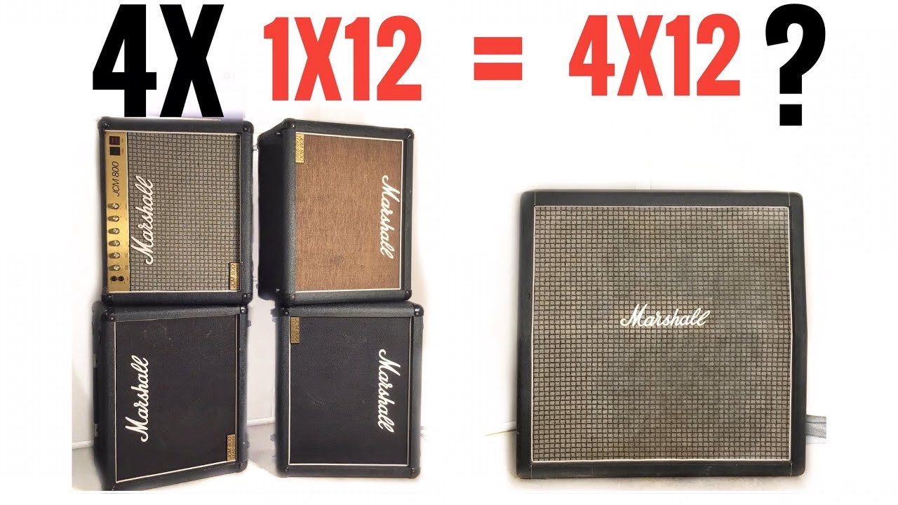 Are Four 1x12 Cabs The Same As One 4x12 Cab Youtube
