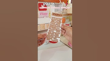 HOMEMADE JOURNAL SUPPLIES Day -6#diy#easy#journaling#kawaii#journalsupplies