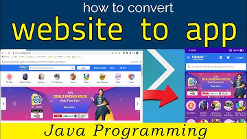 Convert any website into android app ! within 30 minutes !