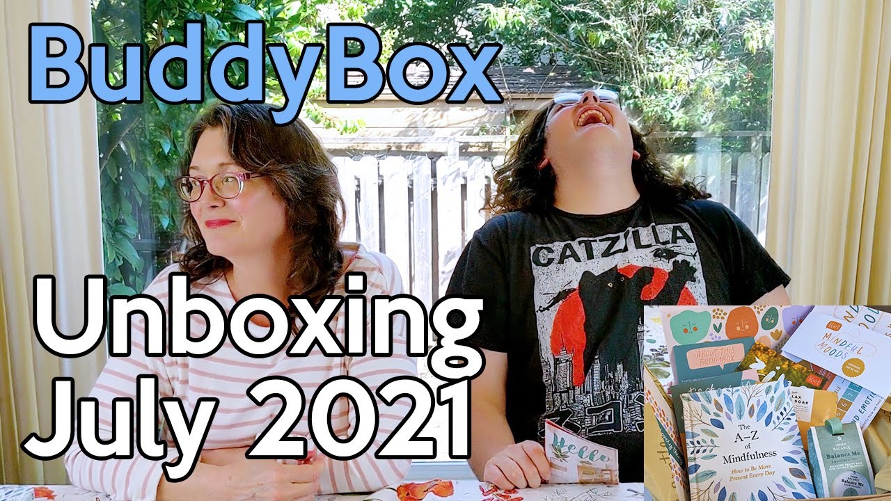 BuddyBox by Blurt July 2021 Unboxing and Review Self-Care Subscription Box