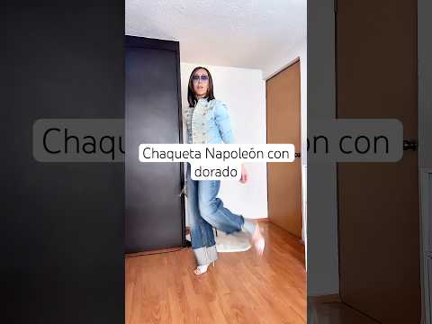CHAQUETA NAPOLEÓN CON DORADO #moda #outfitsdemoda #fashion #ropainvierno #napoleon #tendencias