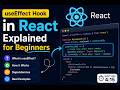 useEffect Hook in React Explained for Beginners 🔥 | React Hooks Tutorial