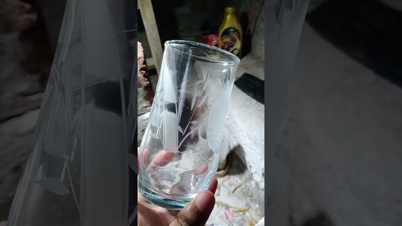 water glass cutting 