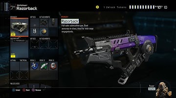 Call Of Duty Black Ops 3 - "Razorback" Create A Class