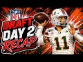 Mad Mike reacts to 2026 NFL Draft Day 2 Round! Carson Beck, Zachariah Branch! 