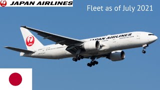 Japan Airlines Fleet as of July 2021