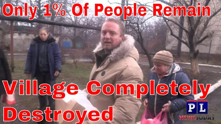 Ukraine Destroys Whole Village. Less Then 1% of Po...