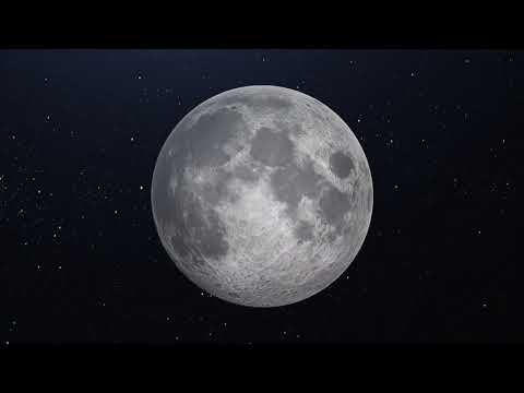 10 hours   Timelapse moon phases with music in 4k   Moon screensaver