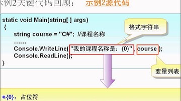 C#视频教程C#语法基础.第1节课