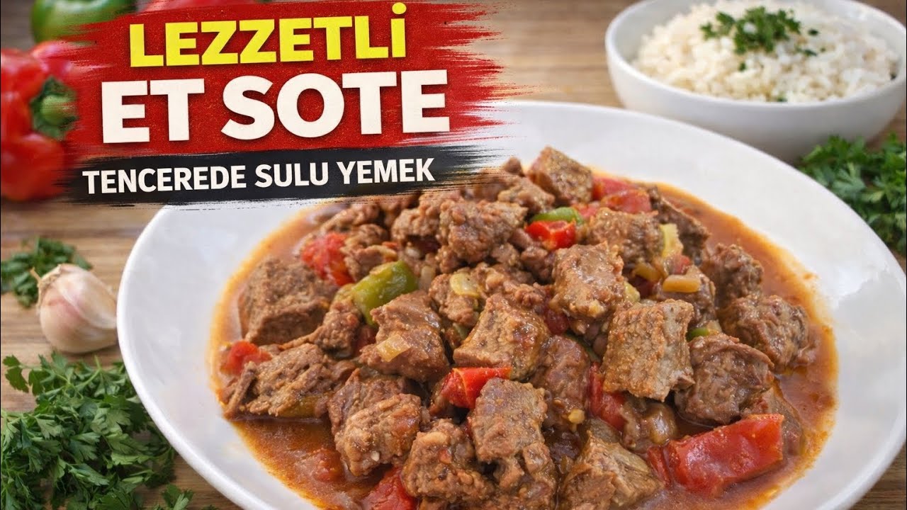 Et Sote Tarifi – Nefis Yemek Tarifleri | Tencerede Sulu Sebzeli Et Yemeği Yapımı