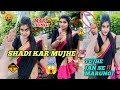 Cute girl mujhe marne agaya chaku sekill me cutegirl marriage