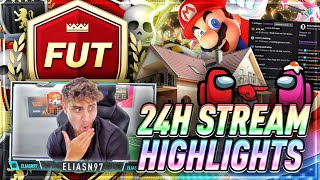BEST OF 24H STREAM! FIFA, AMONG US, REACTIONS & CO.!