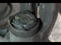 Mondeo brake piston gaiter repair and bleeding the brake line