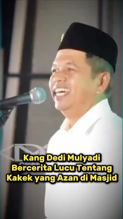 KDM MEMBAGIKAN CERITA LUCU TENTANG KAKEK KAKEK YANG AZAN DI MASJID