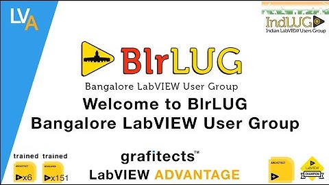 Bangalore LabVIEW User Group Introduction