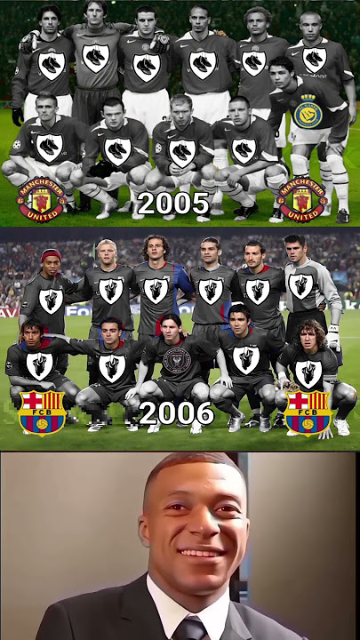 2005 vs 2006 ⚔️ Iconic Man United & Barça Squads 🔥
