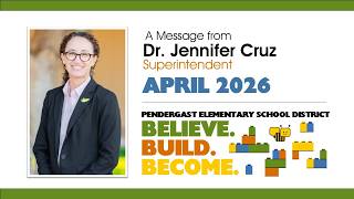 A Message from Dr.  Jennifer Cruz - April 2026