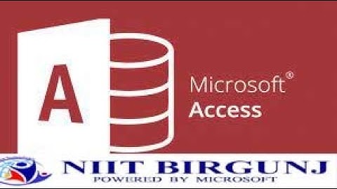 Validation and Relationship in MS Access -- II