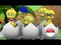 Lima Bebek Kecil | Lagu Anak  kartun anak| lagu anak terpopuler| Five Small Ducks | Little Treehouse