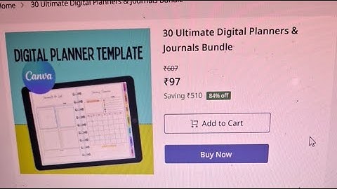 Digital Planners Bundle | Coder Baba is live