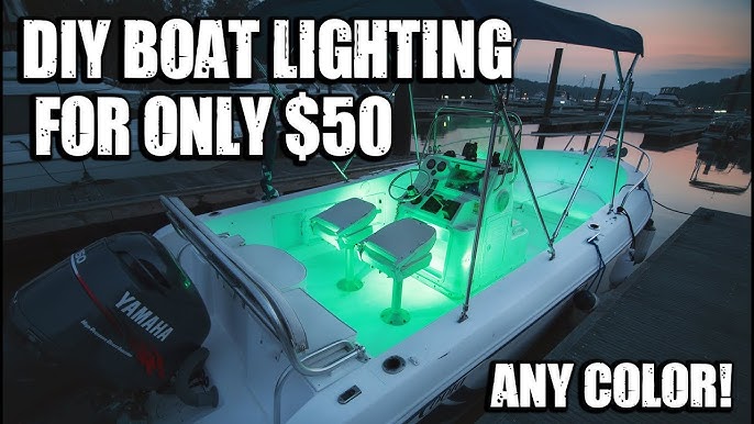 Most INSANE Underwater boat lights! EPIK Transom LED lights