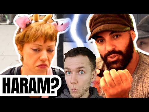 Wie man MOSLEMS widerlegt: DIE MILITANTE VEGANERIN vs MUSLIM - Religion zerklatscht von Logik