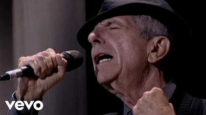 Hallelujah Live version - Live performance video thumbnail