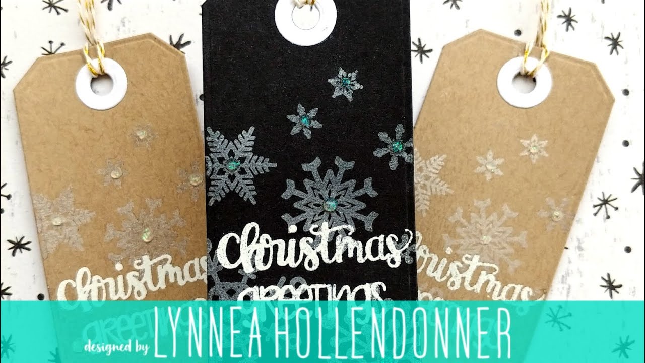 Crafty Festival of Christmas - Perfect Pearls Snowflake Tags