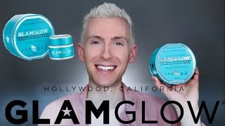 GLAMGLOW THIRSTYMUD HYDRATING TREATMENT REVIEW | FACE MASK TRY-ON + DEMO