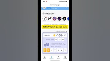 XENEA Wallet Daily Quiz Answer Today 23 June | XENEA Wallet Voucher Code 23 June #cryptocurrency