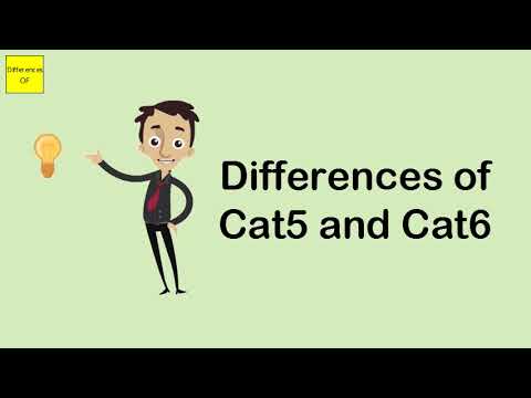 Differences of Cat5 and Cat6