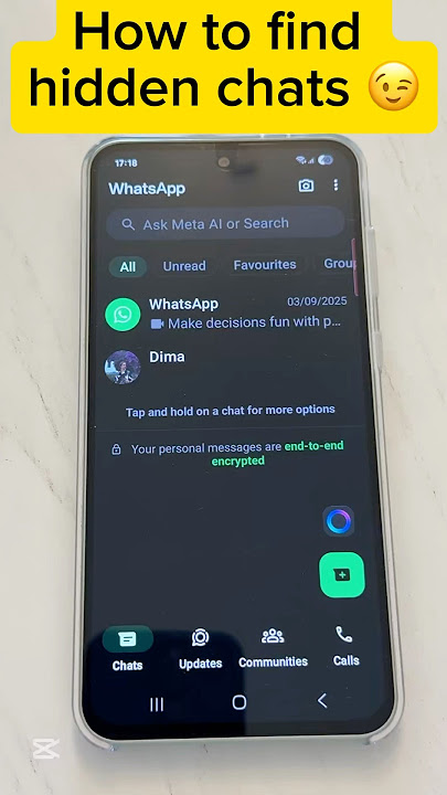 How to find hidden chat on WhatsApp 😉 #whatsapp #whatsapptips #gsmabc #shorts