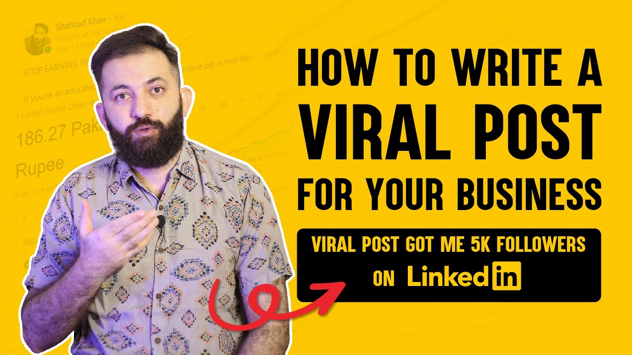One LinkedIn Post Got Me 5k Followers: How To Write Viral Posts On ...
