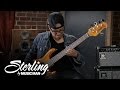 Sterling by music man stingray bass demo ft matt kirkwood  ray35qm