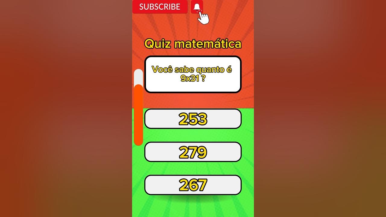 Quiz matemática #desafioquiz #quiz #quizgames 