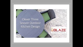 Clever Three Season Outdoor Kitchen Design 3-2021