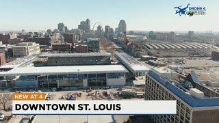 Drone 4 shows progress on MLS stadium in downtown St. Louis