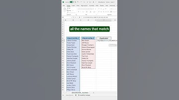 Matched data Excel formula hacks for freshers @excelisfun #excel #excelformula #exceltips #vba