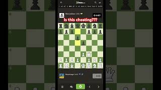 Is this cheating??? #chess #chessgames #games #checkmate