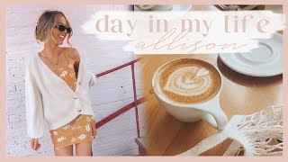 FALL DAY IN MY LIFE | autumn clothing haul, pumpkin cinnamon rolls, & spending time with friends! ✨