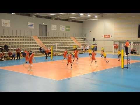 Volleyball barrage sélections juniors AIF-VIV 2013. Belgique.