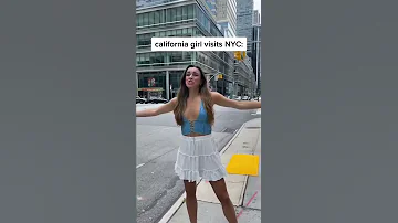 California Girl Vists NYC Shorts 