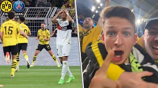 SPECIAL ATMOSPHERE as DORTMUND WIN vs PSG