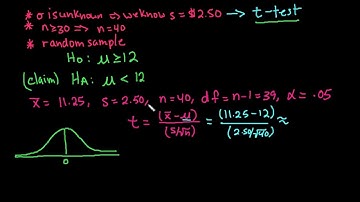 t-Test Using P-value - TI-Nspire