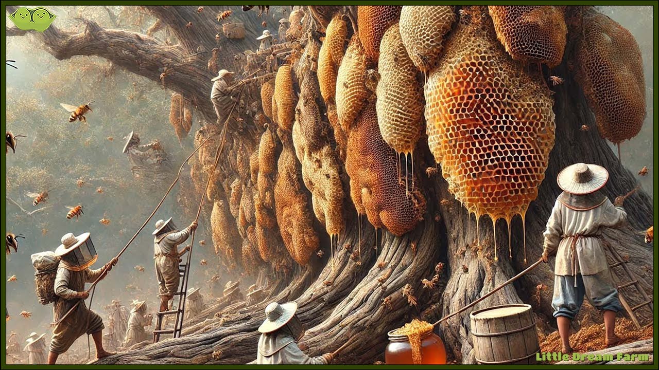 How farmers harvest millions of tons of honey from dangerous cliffs